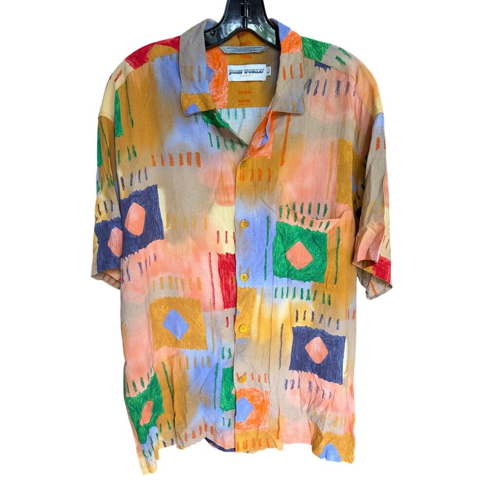Jams World Vintage Men’s Hawaiian Shirt Size Large